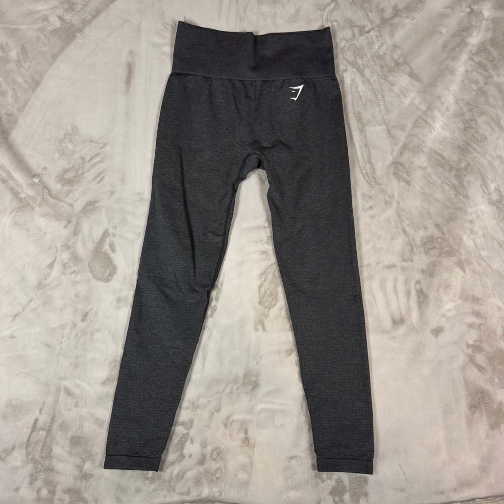 Gymshark Vital Seamless Leggings Charcoal Grey Marl High Waist XS Athleisure